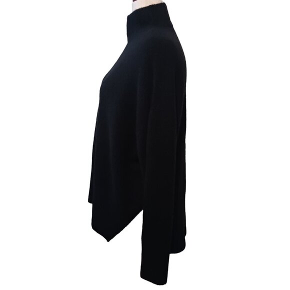 NEW Vero Moda Wind Highneck Pullover Oversized Sweater  Stretchy Black‎ Size M - Picture 6 of 14